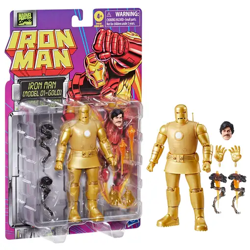 Marvel Legends Series Iron Man (Model 01 - Gold)