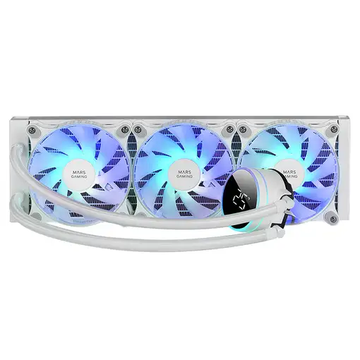Mars Gaming ML-LCD360, Refrigeración Líquida AIO, TDP 600W, 3x Ventiladores FDB AR