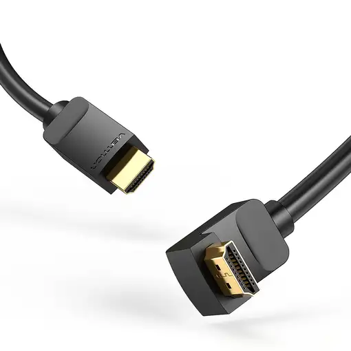 Vention Cable HDMI 2.0 4K Acodado AAQBG/ HDMI Macho - HDMI Macho/ 1.5m/ Negro