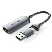 Vention ACWHA adaptador de cable de vídeo 0,1 m HDMI tipo A (Estándar) USB Type-C