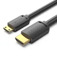 Vention AGH cable HDMI 1 m HDMI Type C (Mini) HDMI tipo A (Estándar) Negro