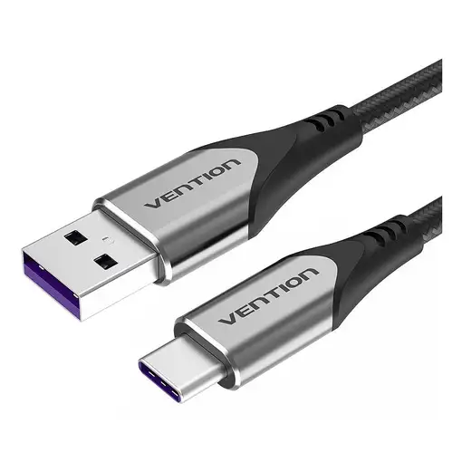 Vention COFHI cable USB USB 2.0 2 m USB C USB A 0,48 Gbit/s Negro, Gris