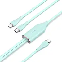 Vention CTMPG cable USB USB 2.0 0,5 m USB C 2 x USB C 0,48 Gbit/s Verde