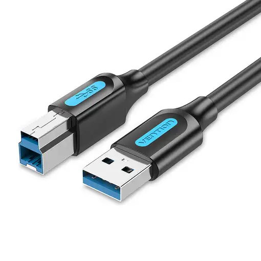 Vention Cable USB 3.0 Impresora COOBI/ USB Tipo-B Macho - USB Macho/ 3m/ Negro