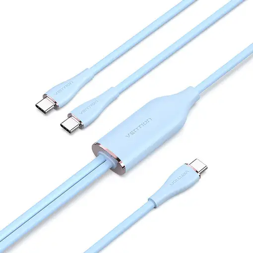 Vention CTMPG cable USB USB 2.0 0,5 m USB C 2 x USB C 0,48 Gbit/s Azul