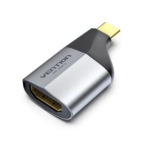 Vention TCDH0 adaptador de cable de vídeo USB Tipo C HDMI tipo A (Estándar) Gris