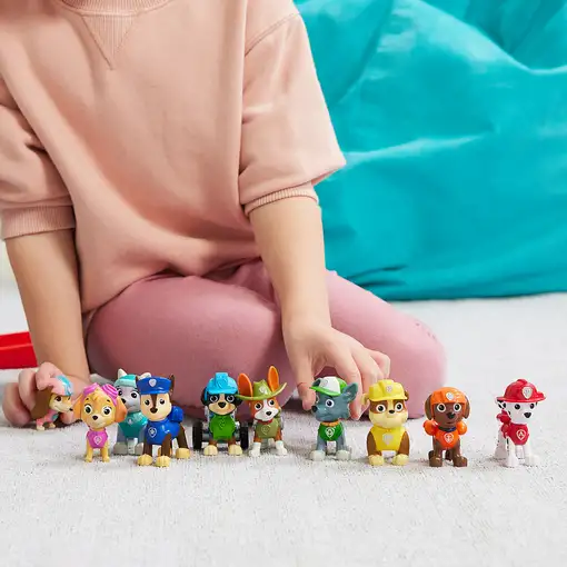 PAW Patrol Patrulla Canina - Pack 10 Figuras de Coleccionables 10º Aniversario - P