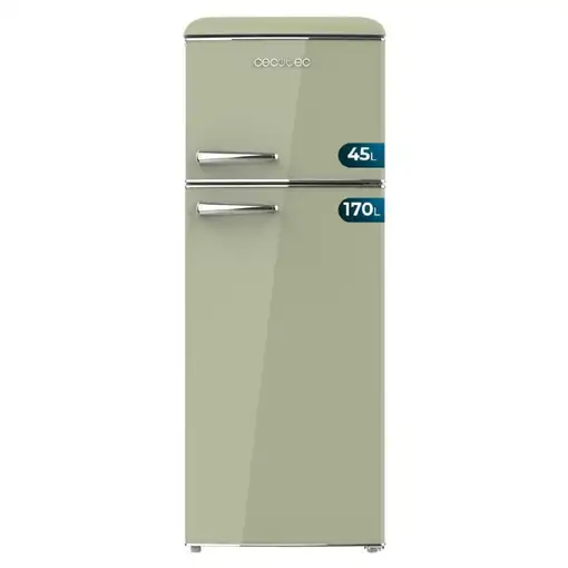 Frigoríficos dos puertas Independiente 215 L Verde 02755 CECOTEC