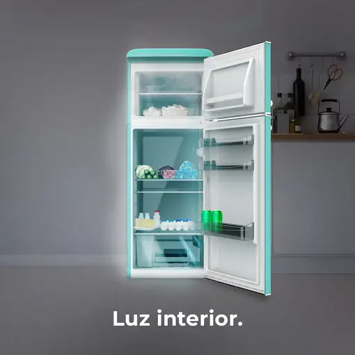 Frigoríficos dos puertas Independiente 215 L Verde 02755 CECOTEC