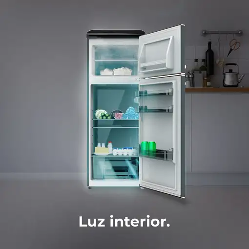 Frigoríficos dos puertas Independiente 215 L Negro 02753 CECOTEC