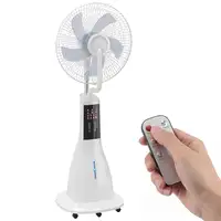 Ventilador Nebulizador 90W Oscilación de 75° 3 Velocidades Blanco HOMCOM Ventilador Nebulizador 90W Oscilación de 75° 3 Velocidades Blanco HOMCOM