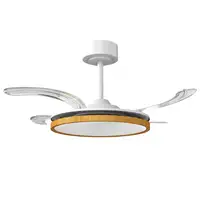 Ventilador de Techo con Luz LED 80 W Mando a Distancia 6 Velocidades HOMCOM Ventilador de Techo con Luz LED 80 W Mando a Distancia 6 Velocidades HOMCOM