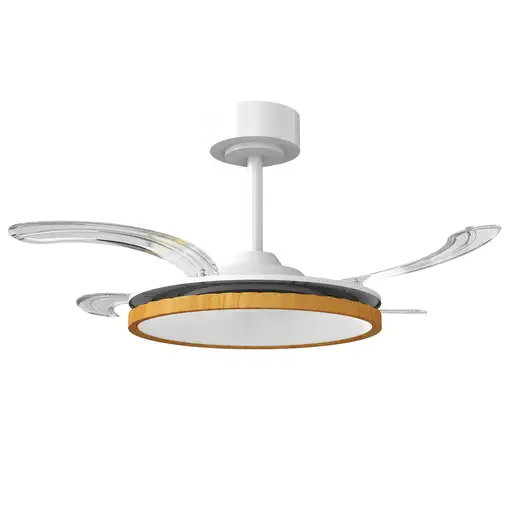 Ventilador de Techo con Luz LED 80 W Mando a Distancia 6 Velocidades HOMCOM Ventilador de Techo con Luz LED 80 W Mando a Distancia 6 Velocidades HOMCOM