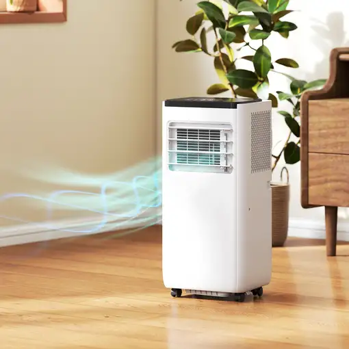 Aire Acondicionado Portátil 10.000 BTU 4 en 1 para 30 m² Blanco HOMCOM