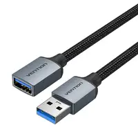 Vention CBLHF cable USB USB 3.2 Gen 1 (3.1 Gen 1) 1 m USB A 5 Gbit/s Negro, Gris Vention CBLHF cable USB USB 3.2 Gen 1 (3.1 Gen 1) 1 m USB A 5 Gbit/s Negro, Gris