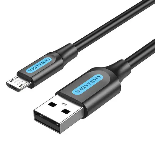 Vention COLBC cable USB USB 2.0 0,25 m USB A Micro-USB B 0,48 Gbit/s Negro