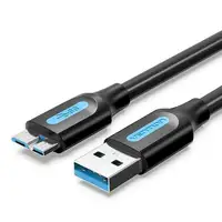 Vention COPBC cable USB USB 2.0 0,25 m USB A Micro-USB B Negro