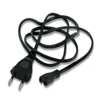 3GO C8 cable de transmisión Negro 1 m CEE7/16 C8 acoplador