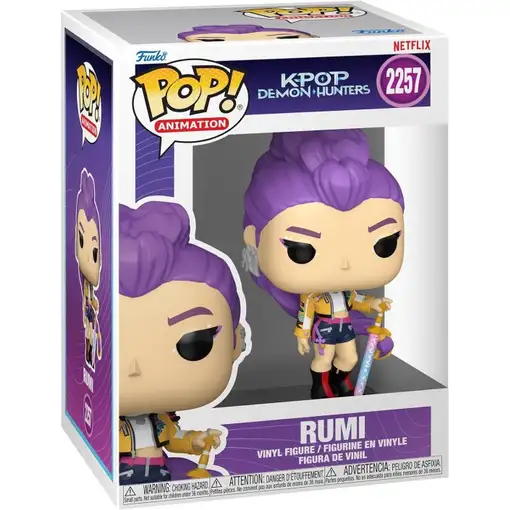Figura Funko Pop! Animación Guerreras K-Pop Demon Hunters Rumi Modelo 2257| 94692