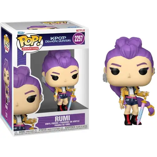 Figura Funko Pop! Animación Guerreras K-Pop Demon Hunters Rumi Modelo 2257| 94692