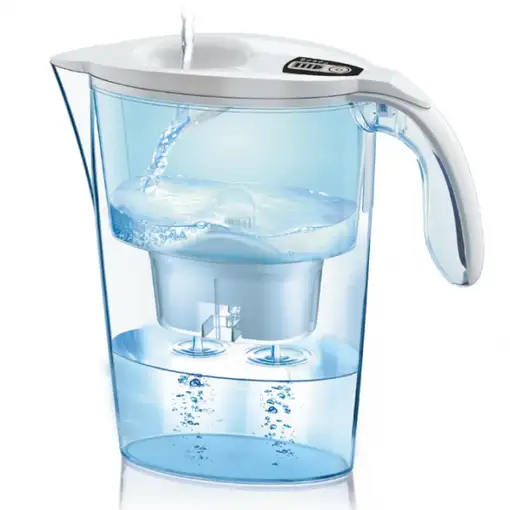 Jarra filtrante LAICA Stream AlkaWater - 2,3 L, Blanco