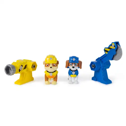 Rubble & Crew - Pack Figuras Rubble Y Wheeler, 2 Herramientas Y 2 Accesorios CONST