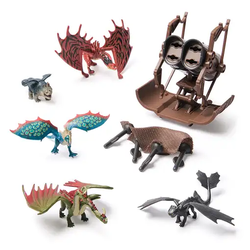 DreamWorks Dragons , How to Train Your Dragon, Set de trampa para dragones con 5 d