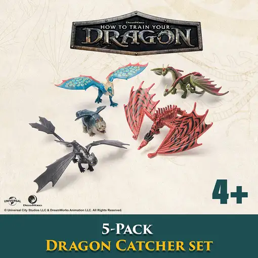 DreamWorks Dragons , How to Train Your Dragon, Set de trampa para dragones con 5 d