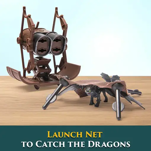 DreamWorks Dragons , How to Train Your Dragon, Set de trampa para dragones con 5 d