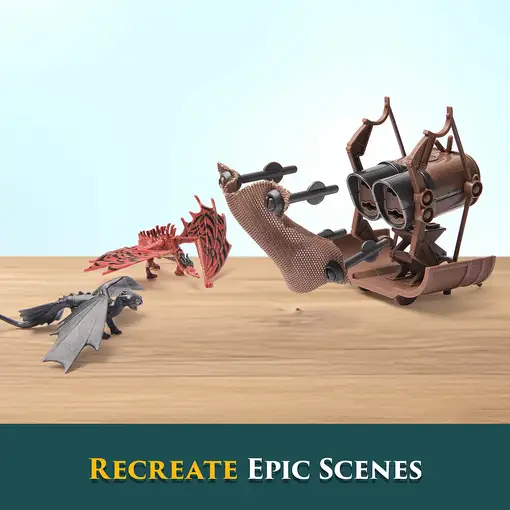 DreamWorks Dragons , How to Train Your Dragon, Set de trampa para dragones con 5 d