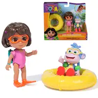 DORA LA EXPLORADORA - Pack de Aventura Acuática Dora y Botas: 2 Figuras Articulada