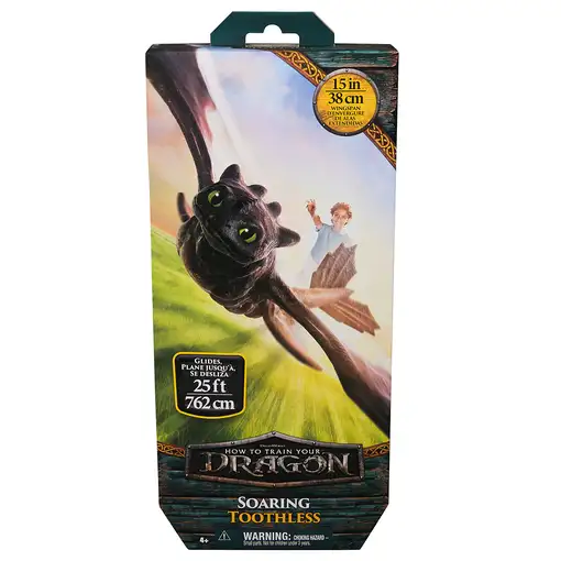DreamWorks Dragons - Figura Dragón Desdentao Volador de Cómo Entrenar a tu Dragón
