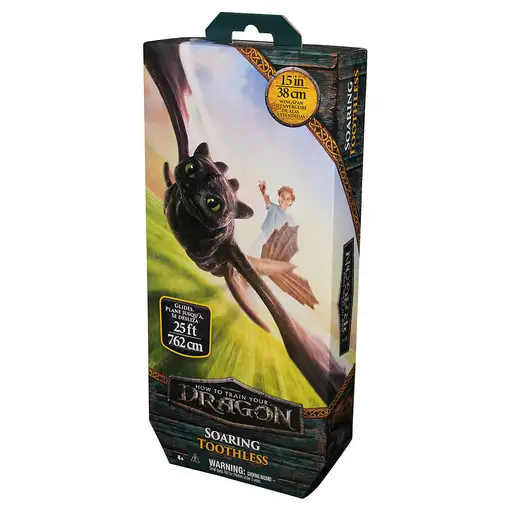 DreamWorks Dragons - Figura Dragón Desdentao Volador de Cómo Entrenar a tu Dragón