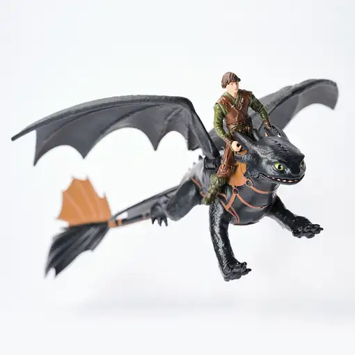 DreamWorks Dragons - Pack Figura Dragón y Vikingo: Desdentao y Hipo de Cómo Entren