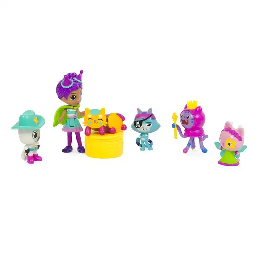 Gabby's Dollhouse LA Casa de Muñecas de Gabby - Pack 6 Figuras Temática Festiva +
