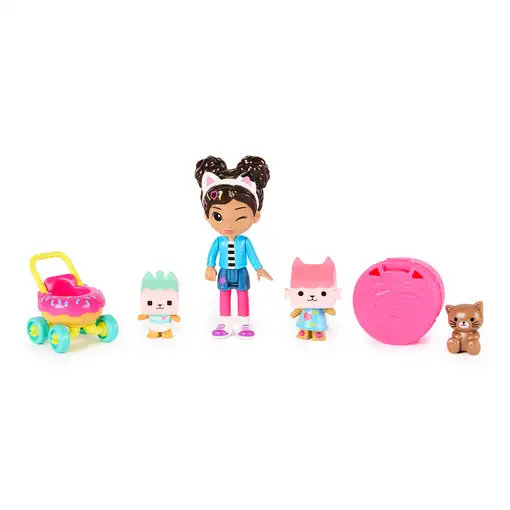 Gabby's Dollhouse LA CASA DE MUÑECAS DE GABBY - PACK FIGURAS CUIDADO DE GATITOS: 3