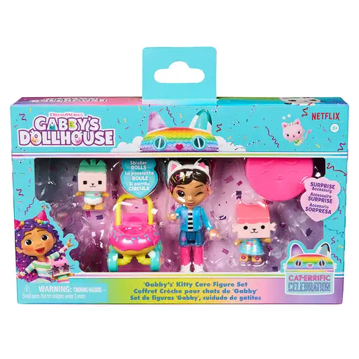 Gabby's Dollhouse LA CASA DE MUÑECAS DE GABBY - PACK FIGURAS CUIDADO DE GATITOS: 3