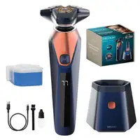 Cecotec PrecisionCare Saphire Pro Máquina de afeitar de rotación Azul, Negro