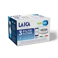 Pack 3 filtros Fast Disk LAICA - Carbono