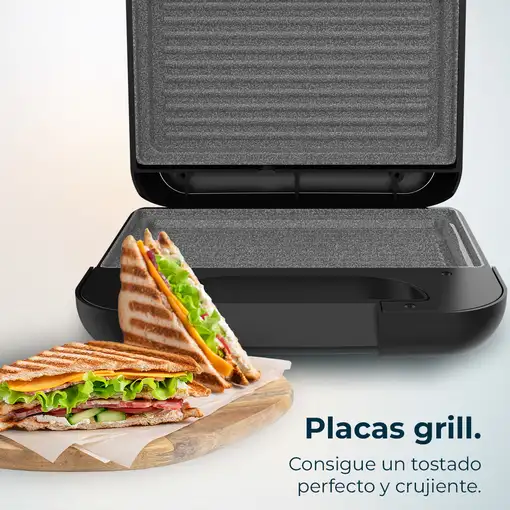 Cecotec Sandwichera Sandwichera rock'ntoast grill +