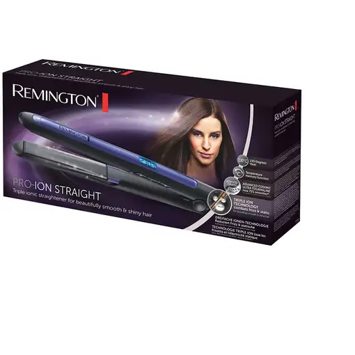 Remington S7710 Utensilio de peinado Plancha de pelo Caliente Negro