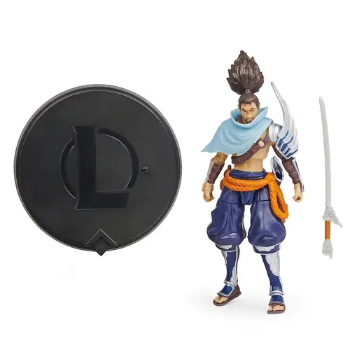 League of Legends , figura coleccionable de Yasuo de 10,2 cm con detalles de gran