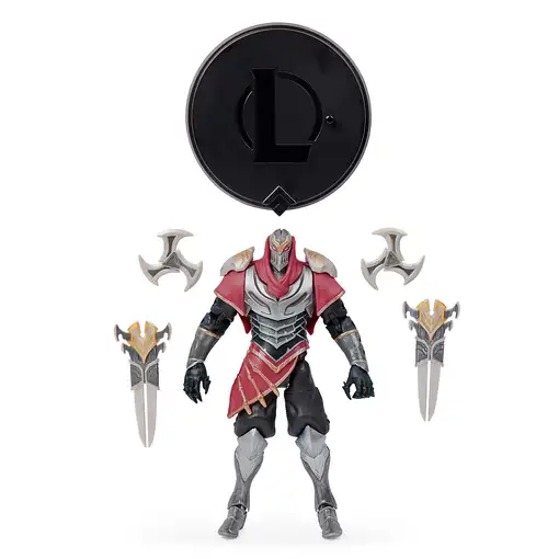 League of Legends - FIGURA PREMIUM ZED - Figura Zed 15 cm Coleccionable - Detalles