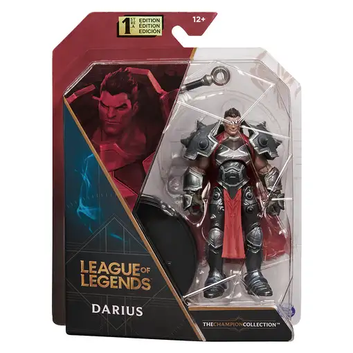 League of Legends , figura coleccionable de Darius de 10,2 cm con detalles de gran