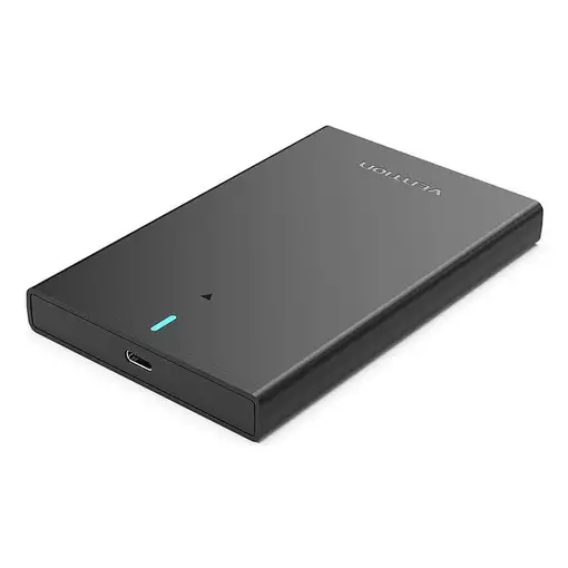 Vention KPBB0 caja para disco duro externo Carcasa de disco duro/SSD Negro 2.5"