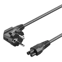 Vention ZCKBAC cable de transmisión Negro 1,8 m Enchufe tipo F IEC C5