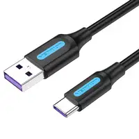 Vention CORBF cable USB USB 2.0 1 m USB A USB C 0,48 Gbit/s Negro