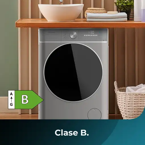 Cecotec Lavadora secadora Lavadora secadora Bolero Wash&Dry 10680 Inverter Steel B