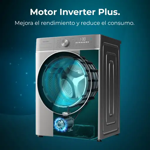 Cecotec Lavadora secadora Lavadora secadora Bolero Wash&Dry 10680 Inverter Steel B