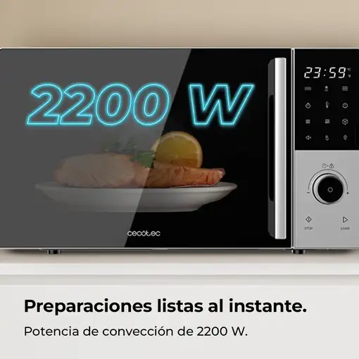 Cecotec Proclean 2500 Negro, Gris Solo microondas Encimera 25 L 850 W